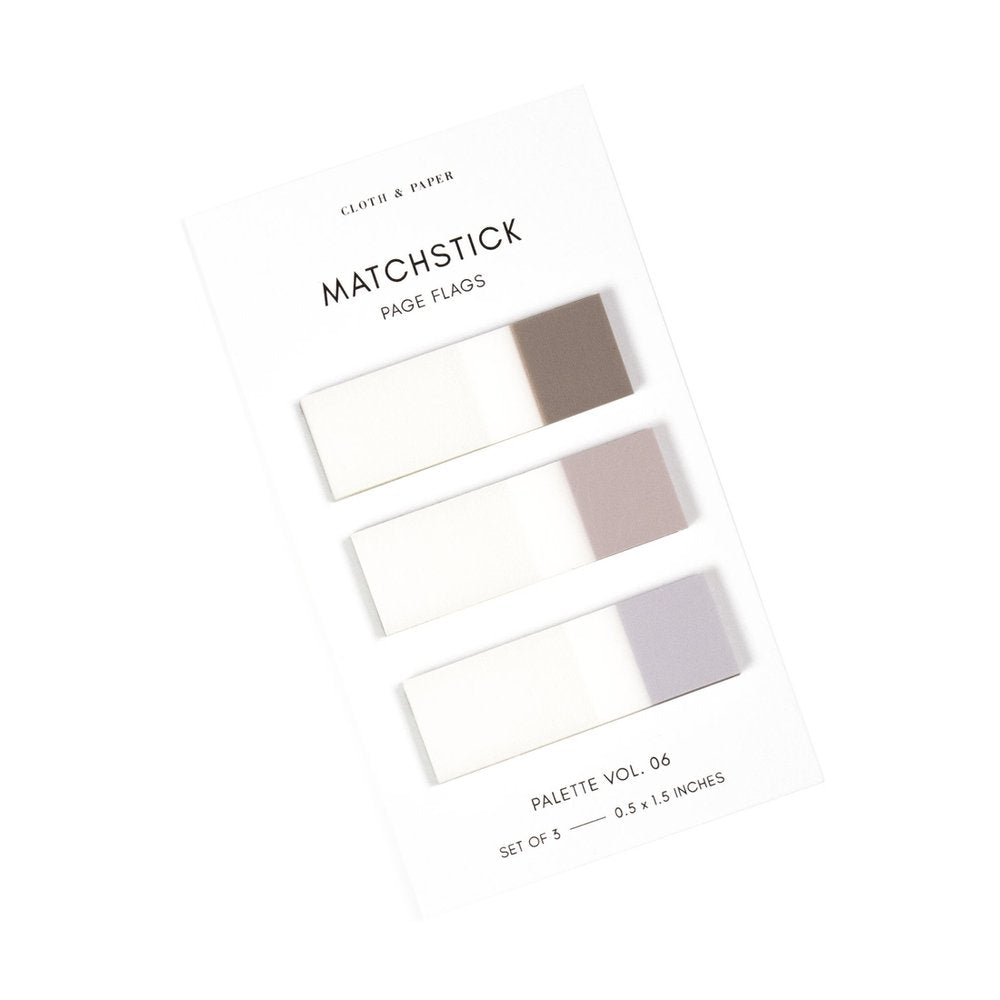 Matchstick Page Flags - Palette Vol. 06