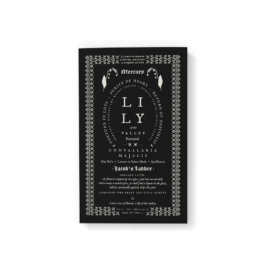 Metallic Lily of the Valley Notebook