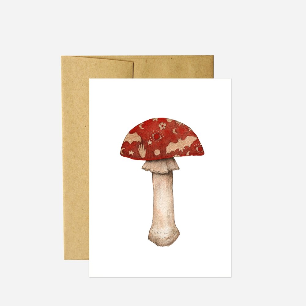Mystic Mushroom Card