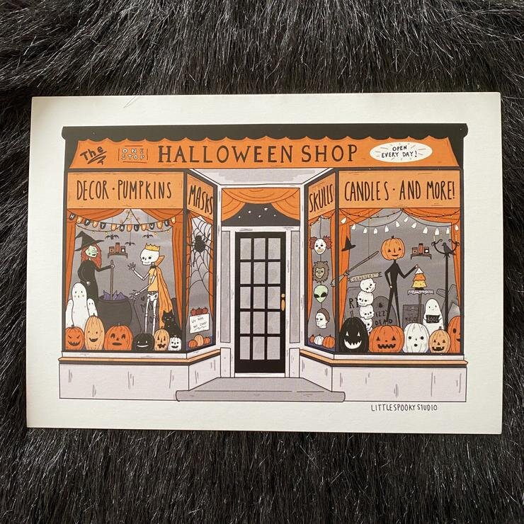 One Stop Halloween Shop Print