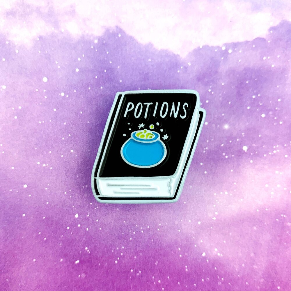 Potions Book Pin - Blue Variant