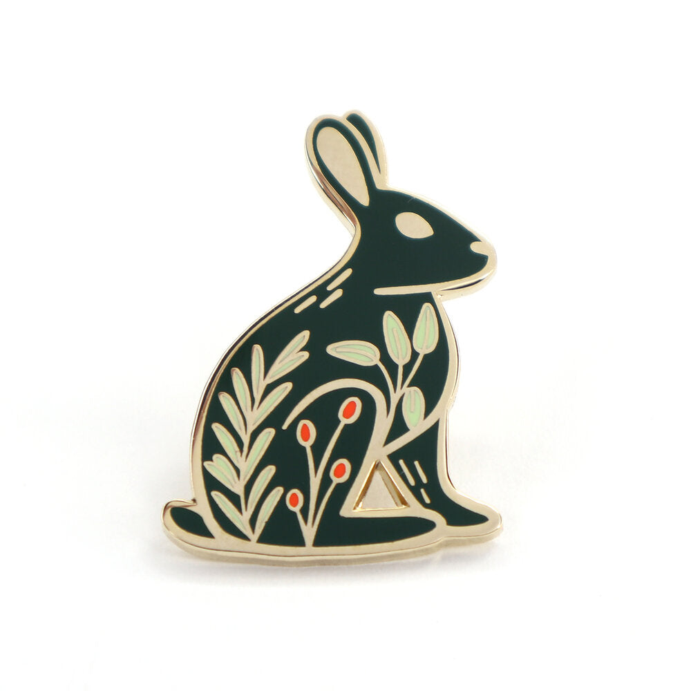 Rosemary Rabbit Pin