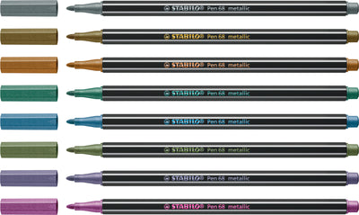 Metallic Stabilos - 8 Pack