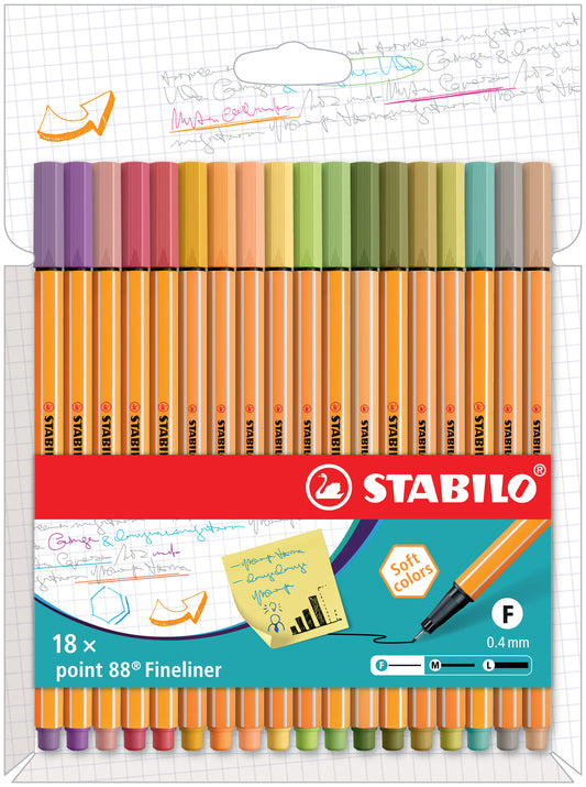 Stabilo 88 - Garden 18 Pack