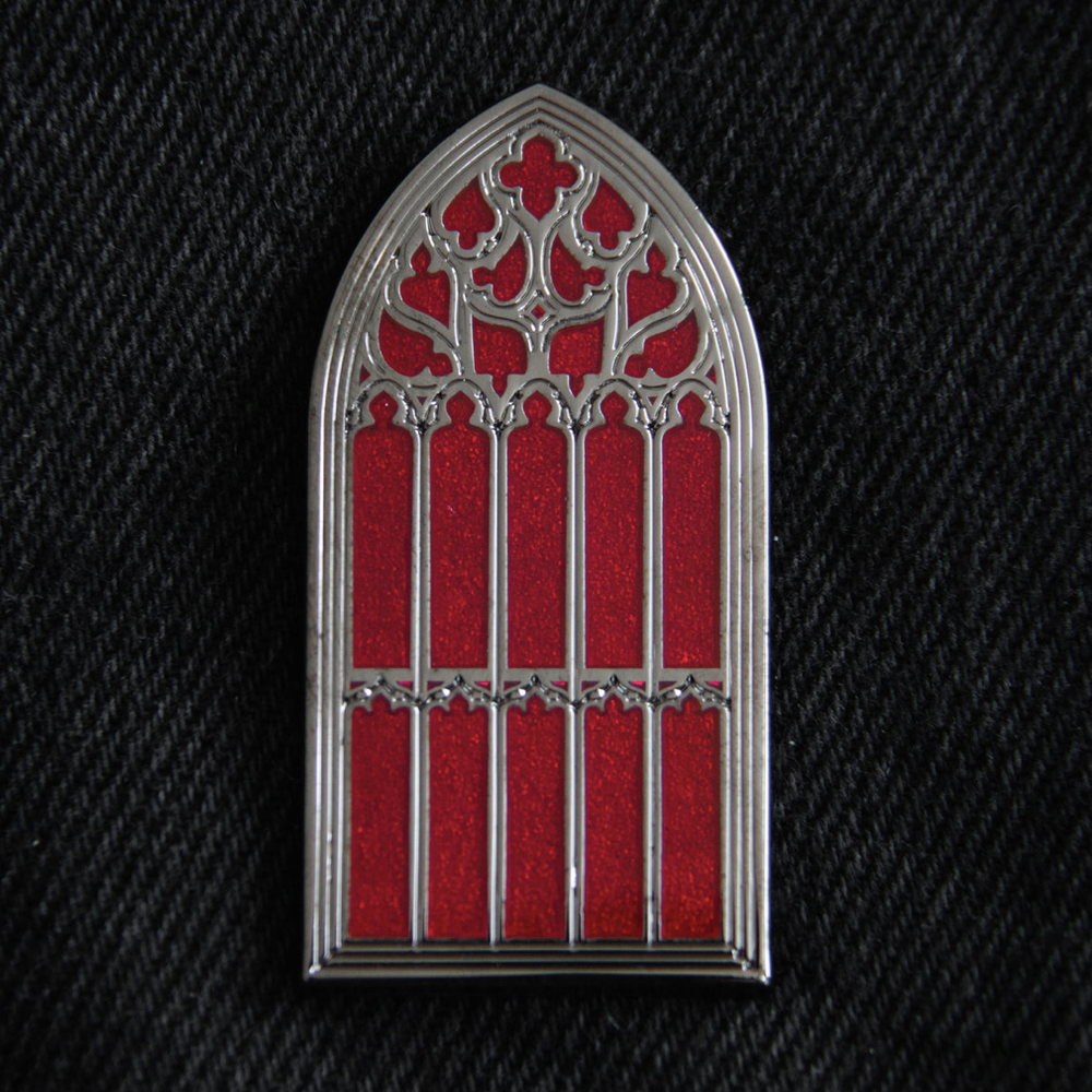 Saint Giles Cathedral Gothic Window Enamel Pin