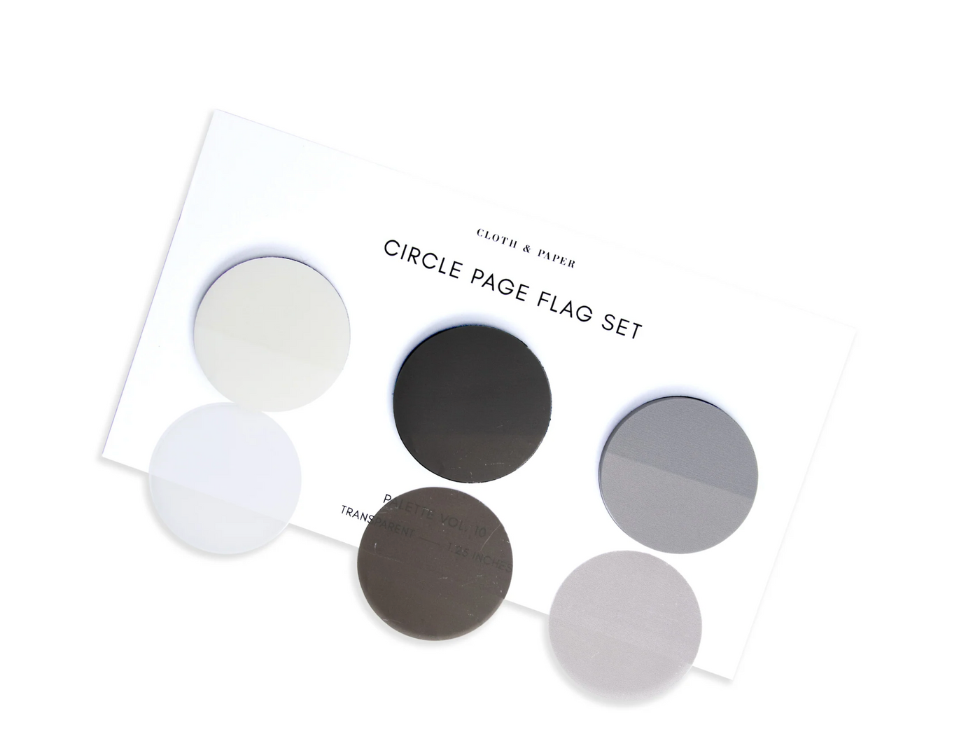 Circle Page Flags - Palette Vol. 10