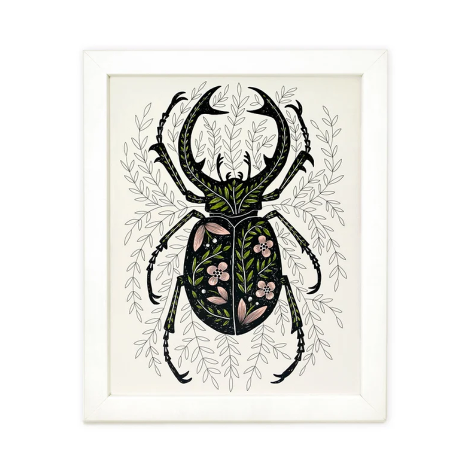 Stag Beetle Print