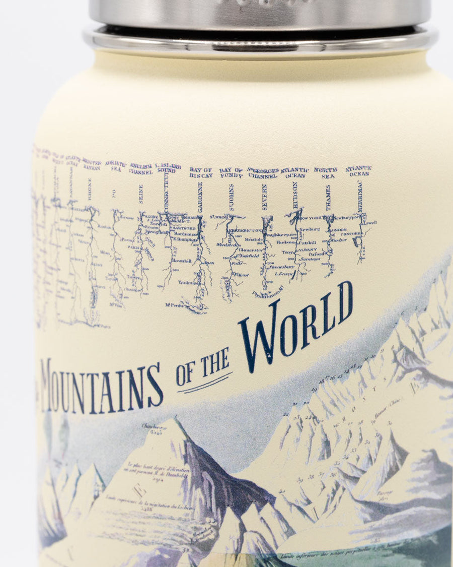 Cognitive Surplus Rivers & Mountains Water Bottle - Thumbnail 2