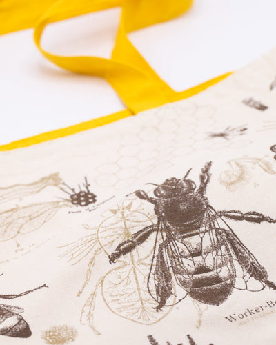Queen Bee Reversible Canvas Tote
