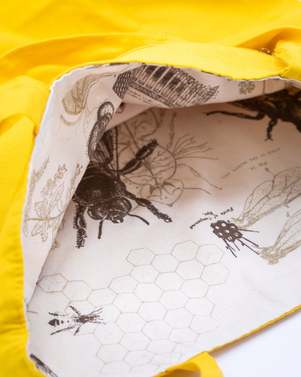 Queen Bee Reversible Canvas Tote