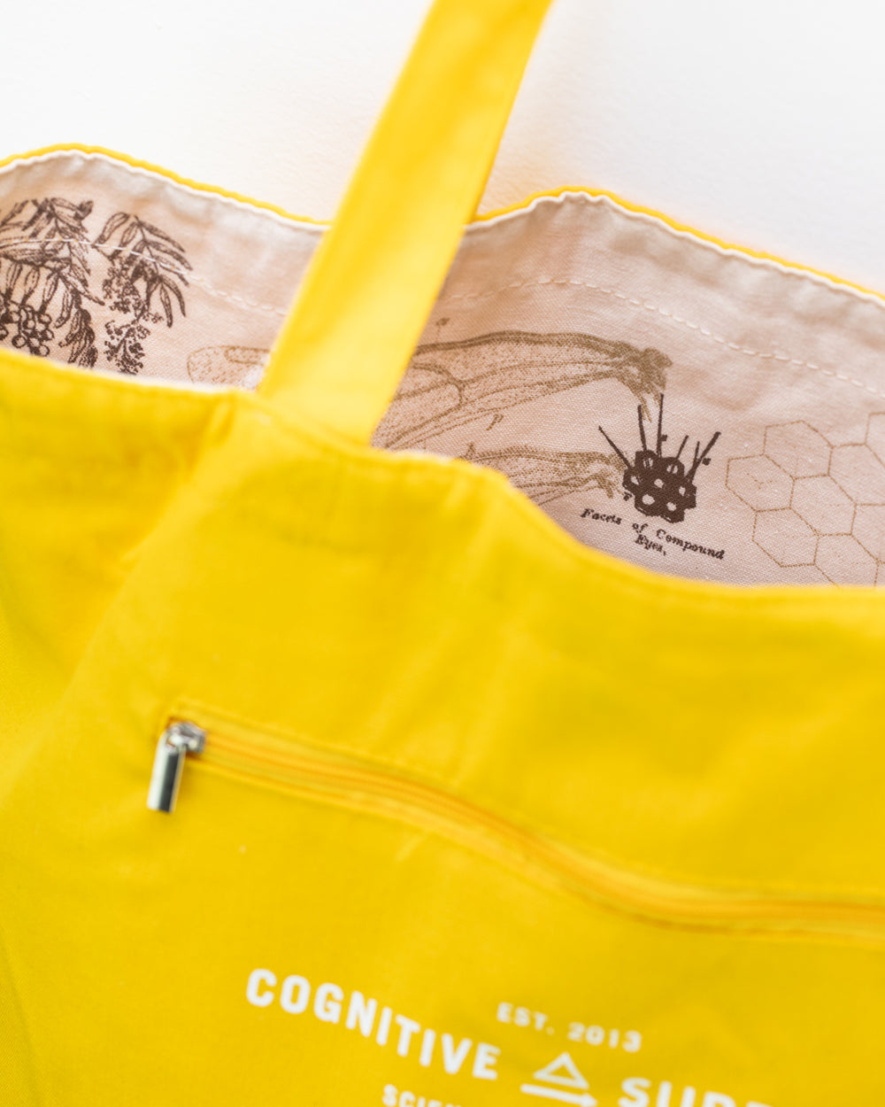Queen Bee Reversible Canvas Tote - Thumbnail 2