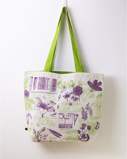Botanical Reversible Canvas Tote