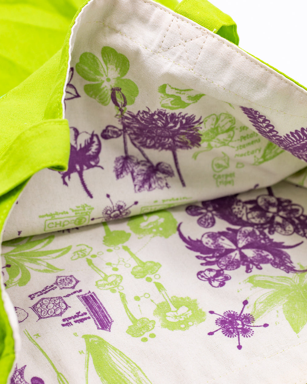 Botanical Reversible Canvas Tote - Thumbnail 3
