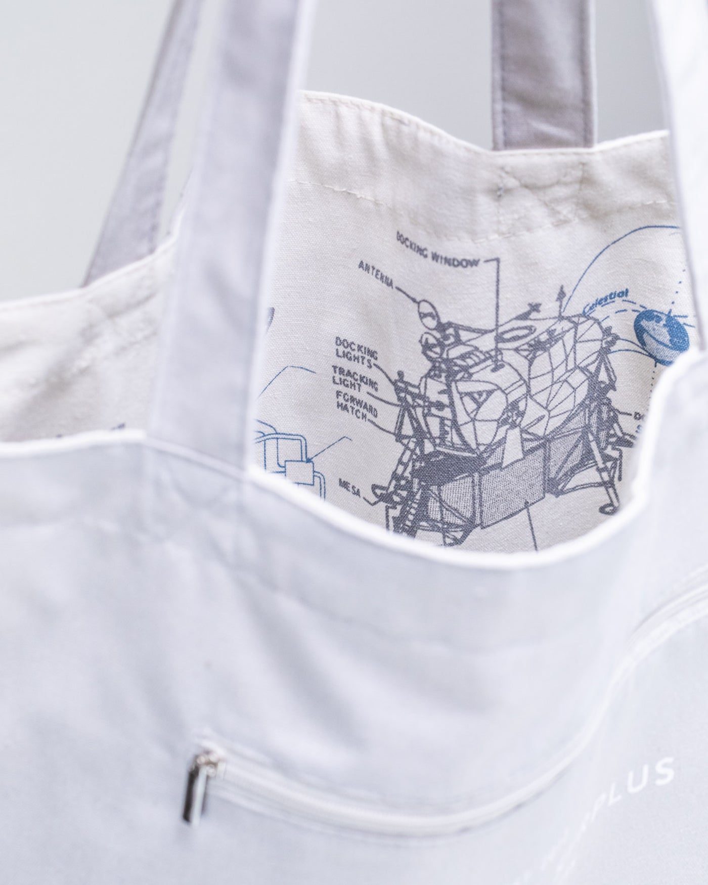 Rocketry Reversible Canvas Tote - Thumbnail 3