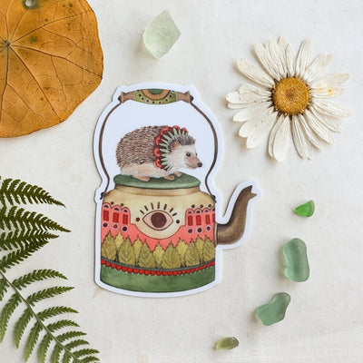 Teapot Companion Sticker