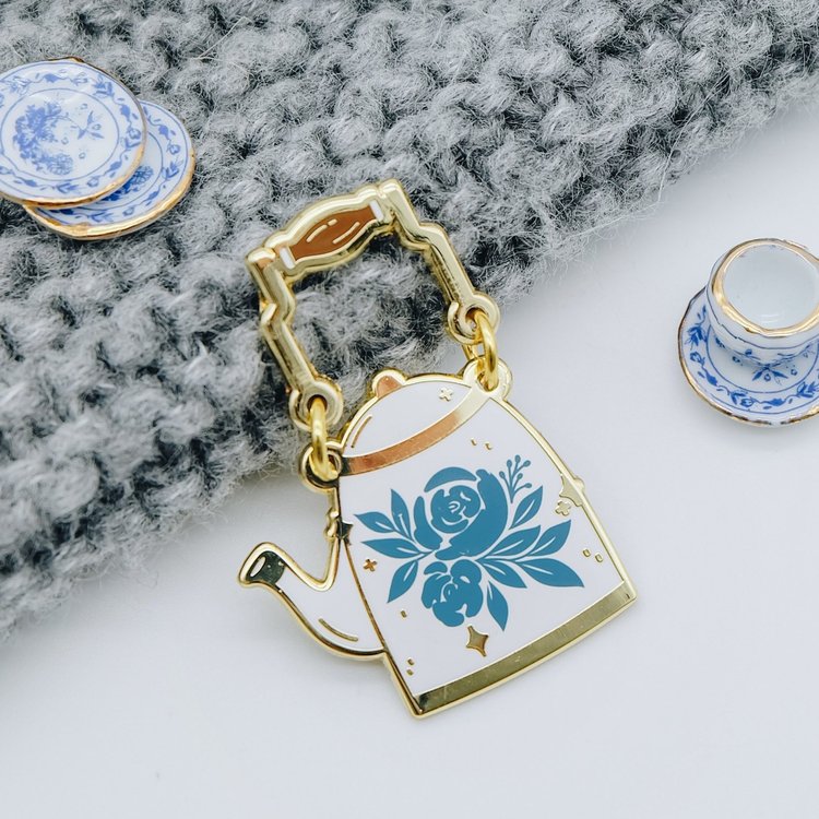 Interactive Teapot Pin