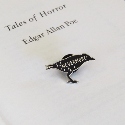 The Raven Nevermore Pin