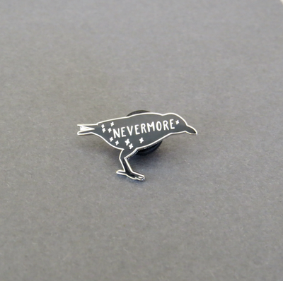 The Raven Nevermore Pin
