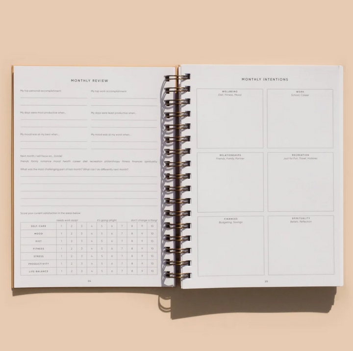 The Self-Care Planner - Sky Blue