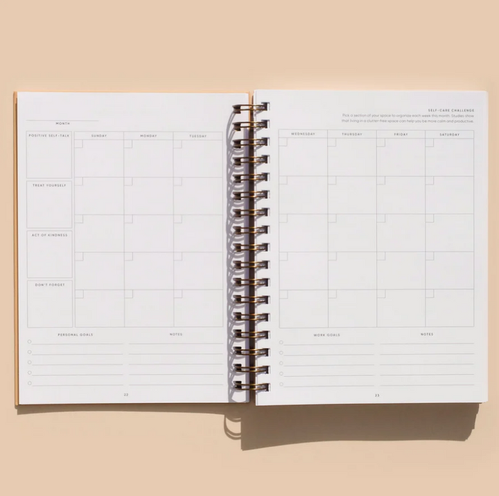 The Self-Care Planner - Sky Blue