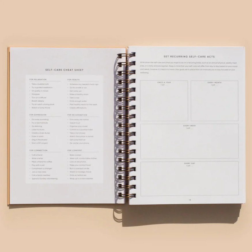 The Self-Care Planner - Sky Blue