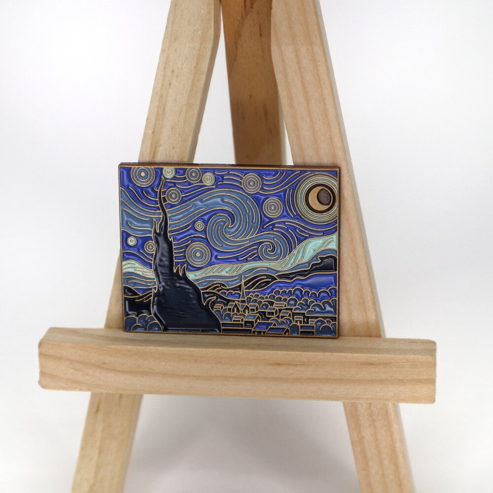 The Starry Night, one of Vincent van Gogh’s most famous paintings, was made with only three colors: Blue, Yellow, and Black. Painted in his energetic impasto style, this scene feels alive, making the stars’ swirls appear to have this glowing energy. Although Vincent seems to be a crazy abstract artist, he depicts light and its turbulent flow in such a realistic way that scientists are still trying to figure it out. He wasn’t crazy, he was a genius!