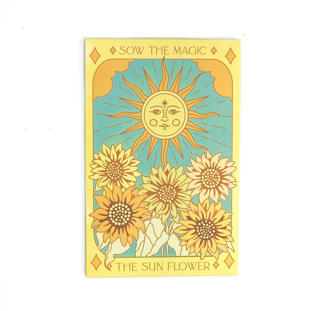 The Sunflower Ring of Fire Tarot Seed Packet