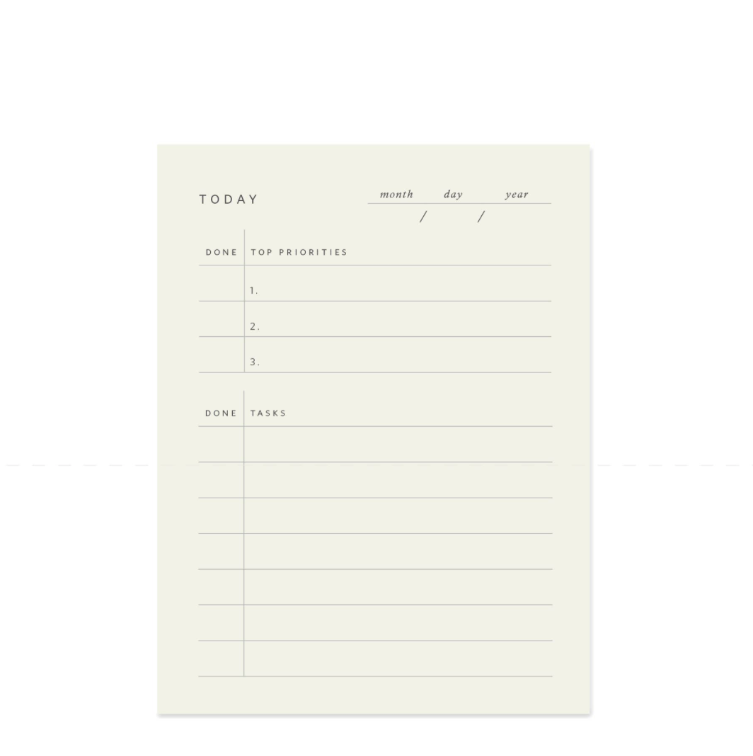 To Do Today Chunky Notepad