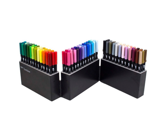 Tombow Dual Brush Pen Master Set - 108 Pens + Case