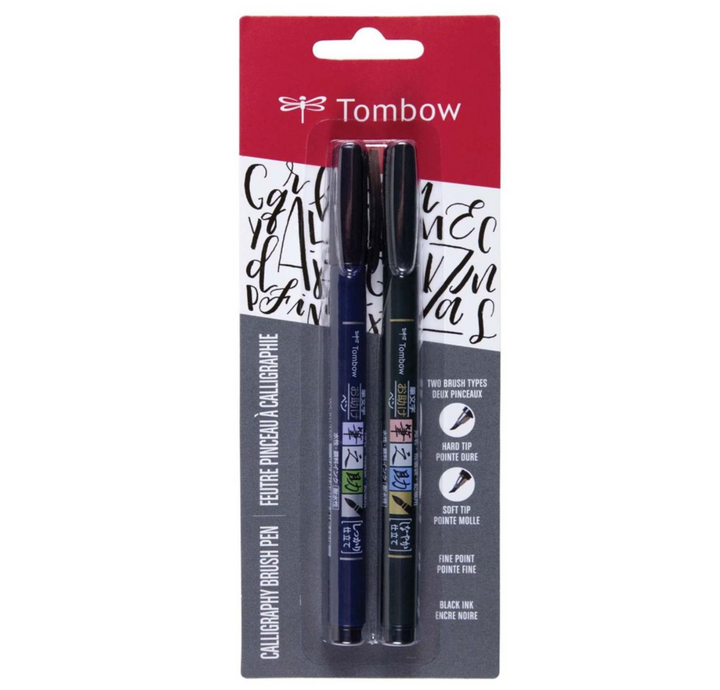Tombow Fudenosuke Brush Pens (Set of 2)