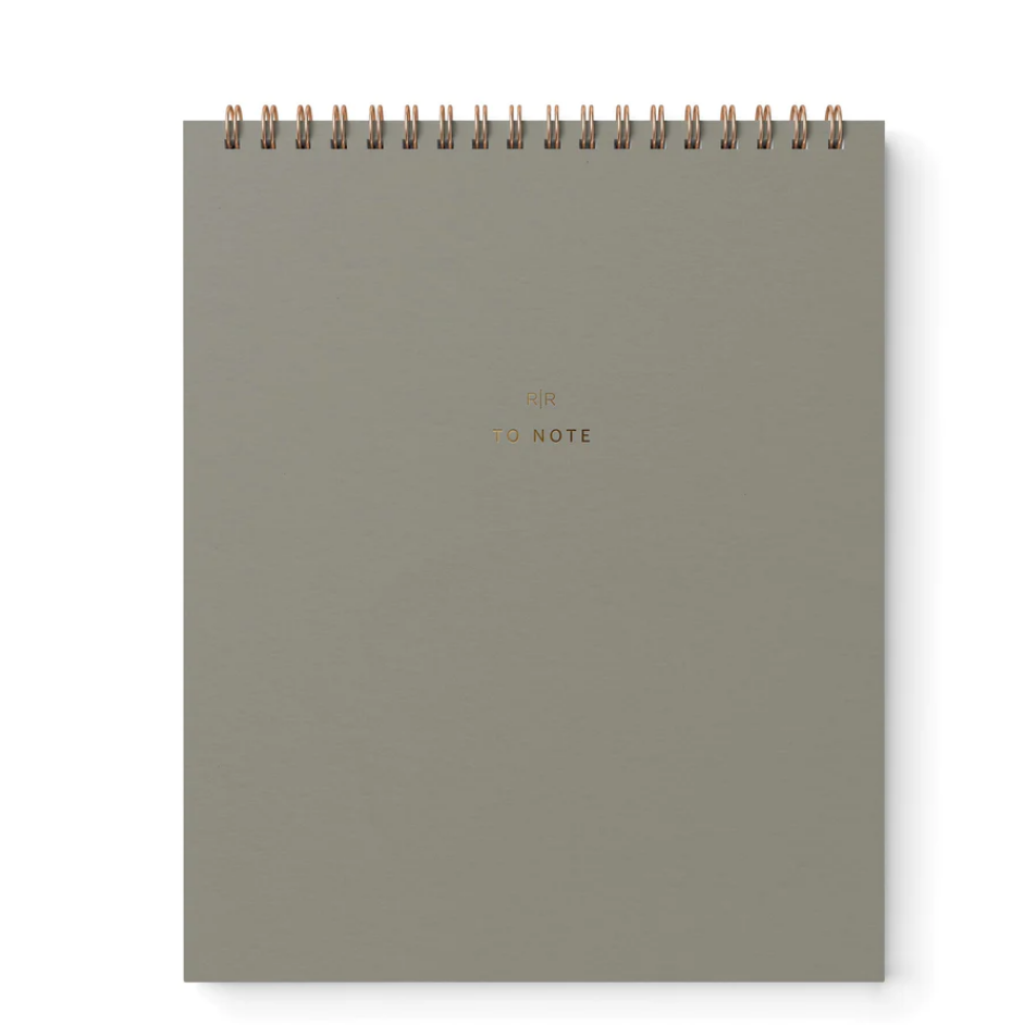 Top Spiral Notebook - Light Sage