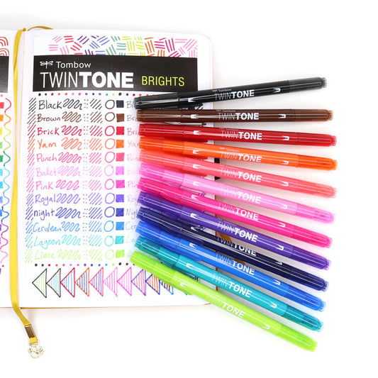 Tombow TwinTone Pen Set - Bright