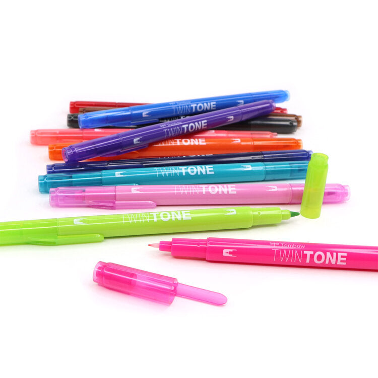 Tombow TwinTone Pen Set - Bright