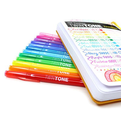 Tombow TwinTone Pen Set - Rainbow