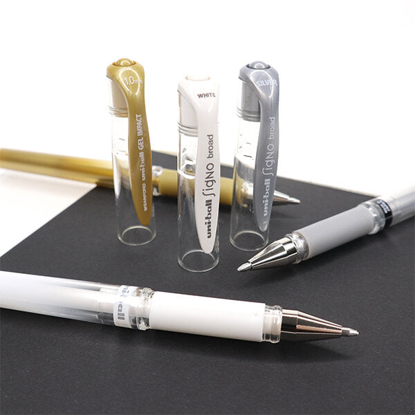 Uni Signo Broad Gel Pens - 3 Pack