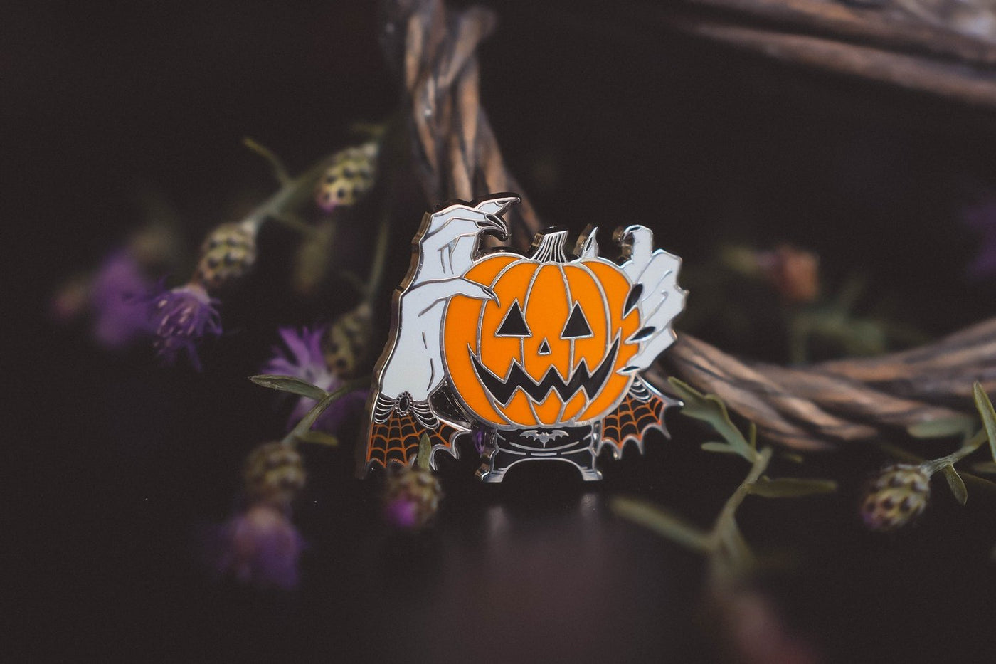 Visions of Halloween Pin