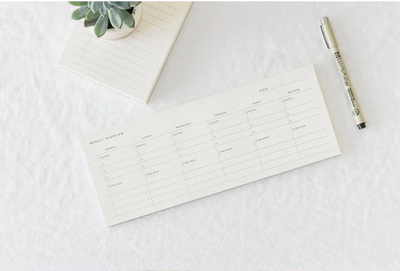Weekly Overview Keyboard Planner