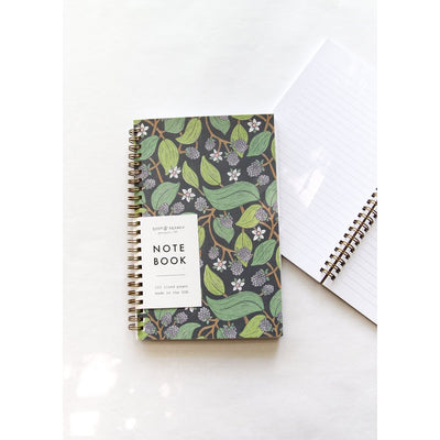 Wild Blackberry Spiral Notebook - Lined
