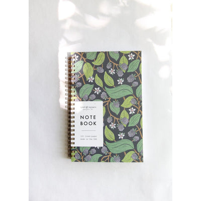 Wild Blackberry Spiral Notebook - Lined