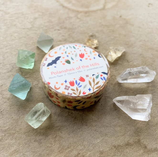 Woodland Bat Washi Tape