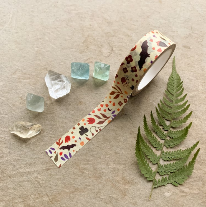 Woodland Bat Washi Tape