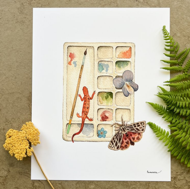 Woodland Home: Valerie's Palette Print