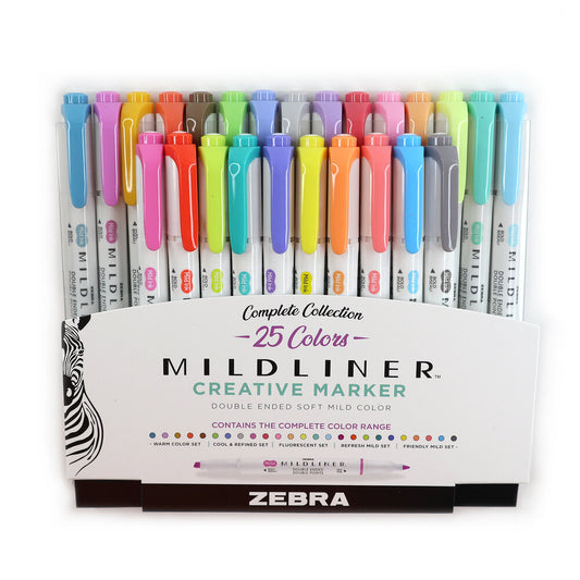 Zebra Mildliner Highlighter 25 Pack