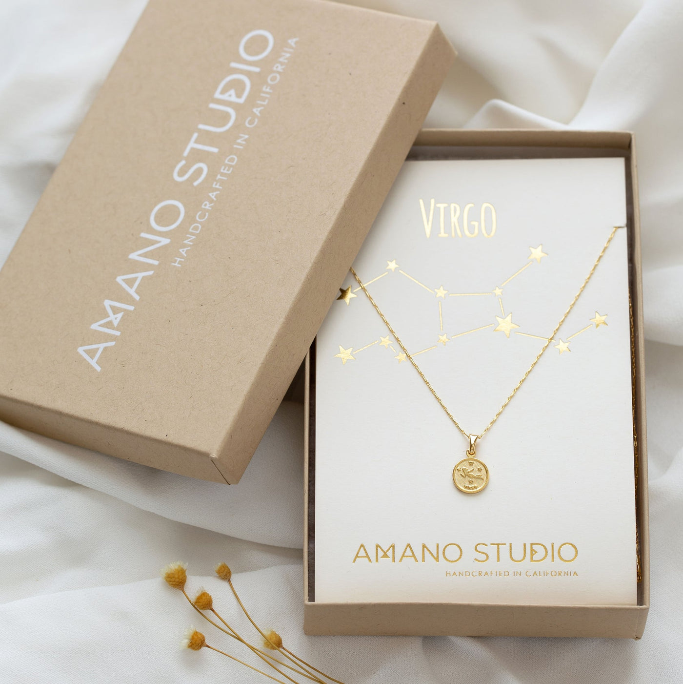 Zodiac Medallion Necklace - Aries