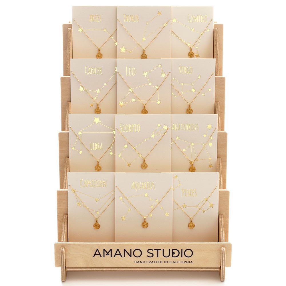 Zodiac Medallion Necklace - Pisces