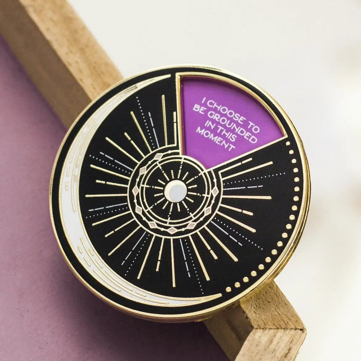Positive Affirmations Spinner Pin (interactive)