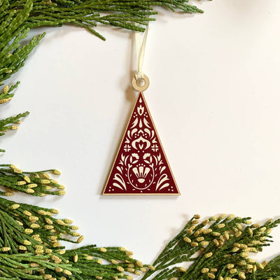 Red Tree Ornament