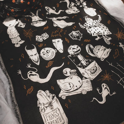 This Is Halloween Woven Tapestry Blanket