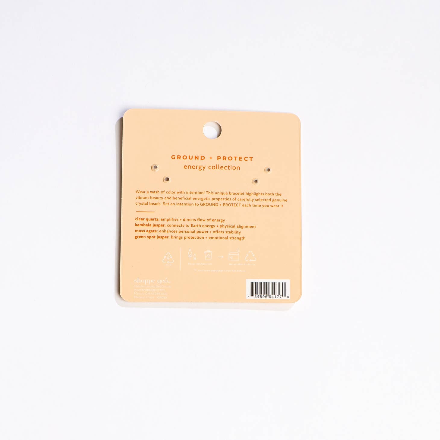 Ground & Protect Crystal Bracelet