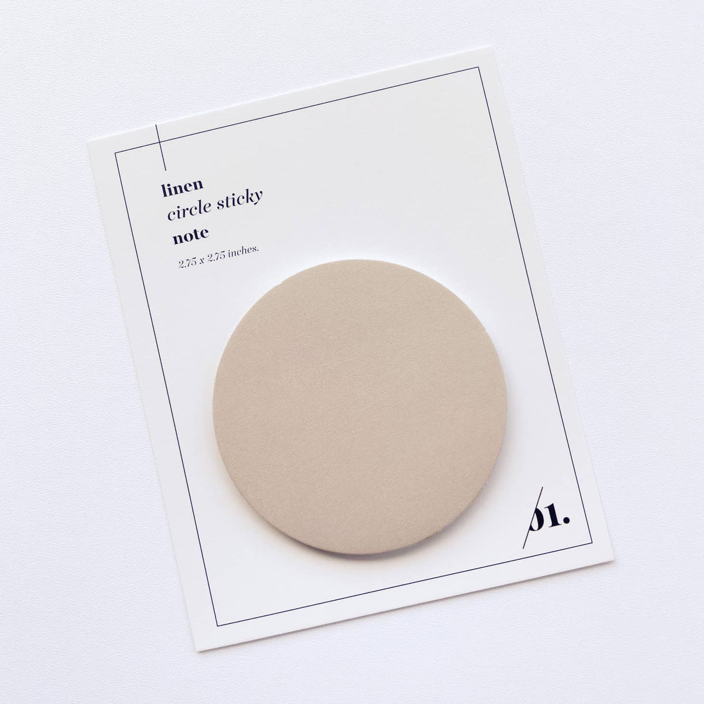 Circle Sticky Notes - Linen